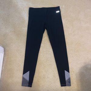 Pink small black high rise 25” leggings